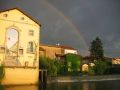 Arc en ciel sur le barrage du moulin